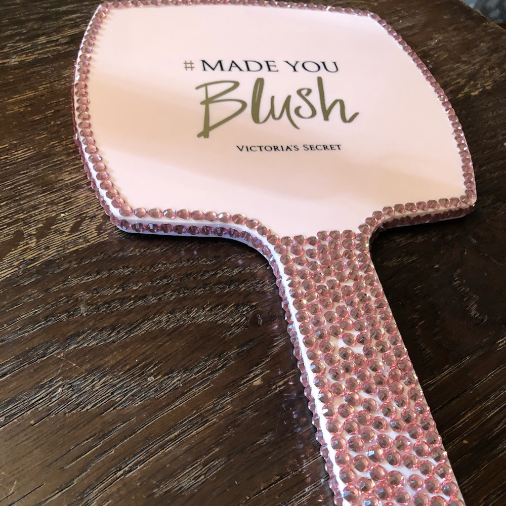 Pink bling Victoria secret mirror